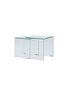 Sidobord Telemark sidobord, 142,236 × 142,236 cm, Transparent 2
