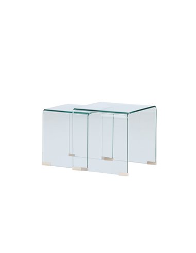Sidobord Telemark sidobord, 142,236 × 142,236 cm, Transparent