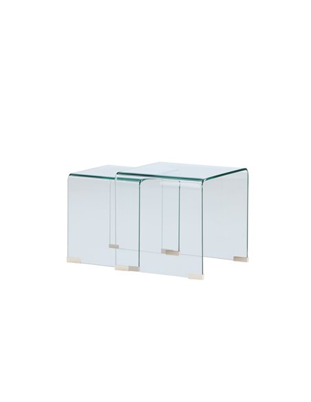 Sidobord Telemark sidobord, 142,236 × 142,236 cm, Transparent