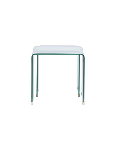 Sidobord Telemark sidobord, 142,236 × 142,236 cm, Transparent