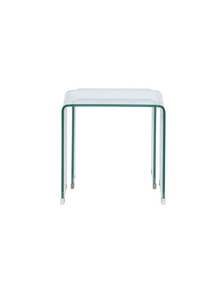 Sidobord Telemark sidobord, 142,236 × 142,236 cm, Transparent