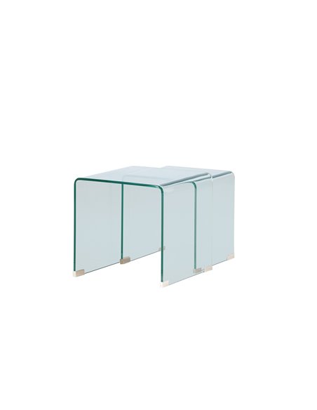 Sidobord Telemark sidobord, 142,236 × 142,236 cm, Transparent