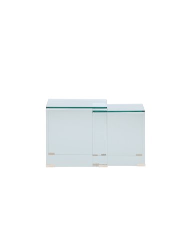 Sidobord Telemark sidobord, 142,236 × 142,236 cm, Transparent
