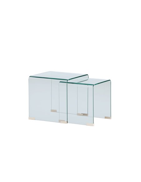 Sidobord Telemark sidobord, 142,236 × 142,236 cm, Transparent