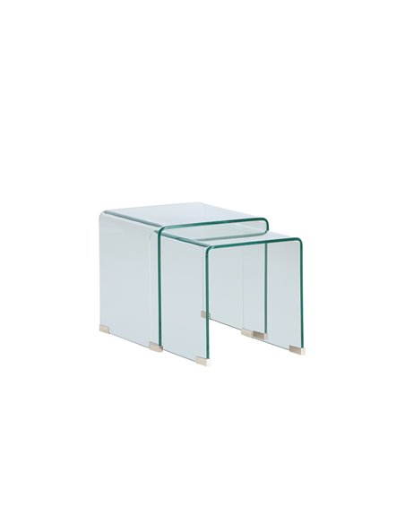 Sidobord Telemark sidobord, 142,236 × 142,236 cm, Transparent