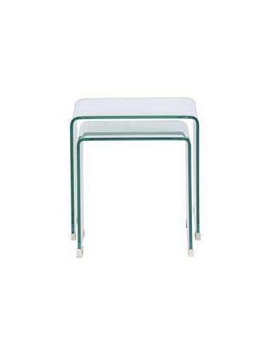 Sidobord Telemark sidobord, 142,236 × 142,236 cm, Transparent