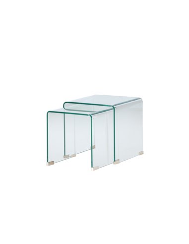 Sidobord Telemark sidobord, 142,236 × 142,236 cm, Transparent