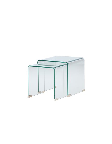 Sidobord Telemark sidobord, 142,236 × 142,236 cm, Transparent