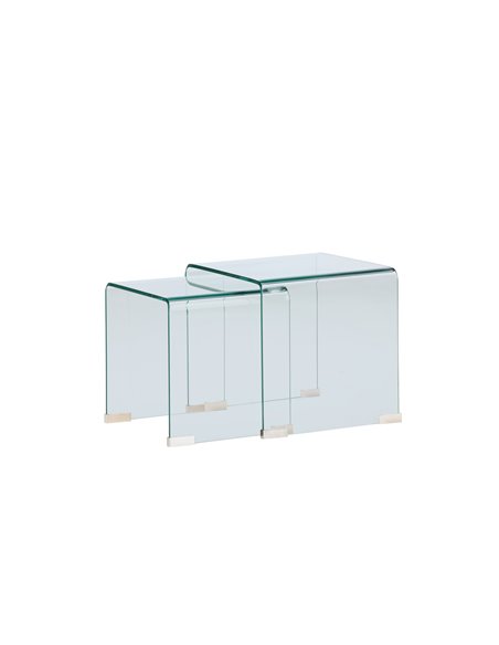 Sidobord Telemark sidobord, 142,236 × 142,236 cm, Transparent