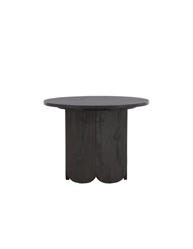 Runt soffbord Tekla, Ø60 cm, Svart