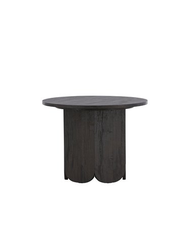 Runt soffbord Tekla, Ø60 cm, Svart