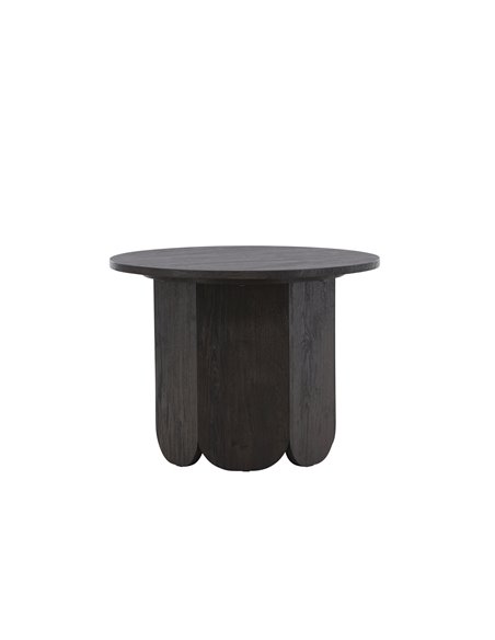 Runt soffbord Tekla, Ø60 cm, Svart