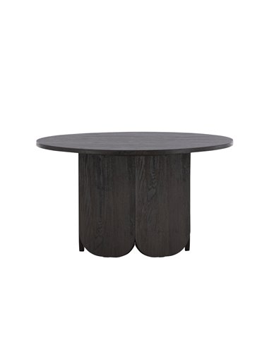 Runt soffbord Tekla, Ø80 cm, Svart