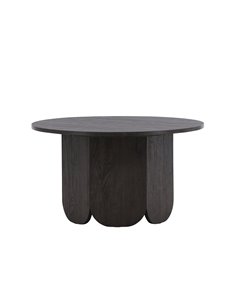 Runt soffbord Tekla, Ø80 cm, Svart 2