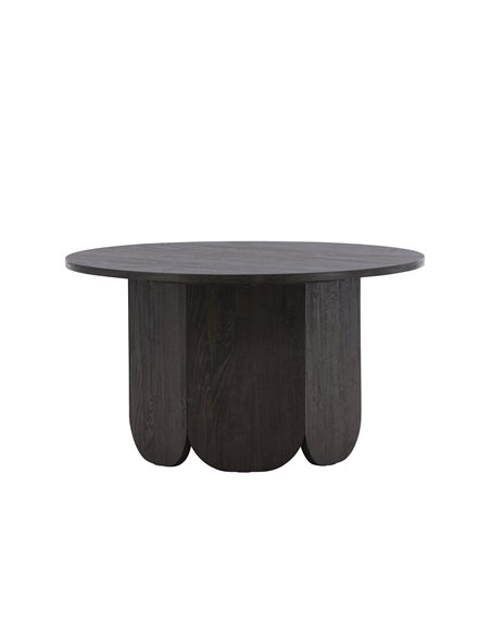 Runt soffbord Tekla, Ø80 cm, Svart