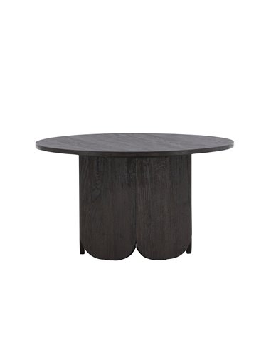 Runt soffbord Tekla, Ø80 cm, Svart