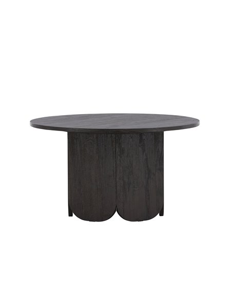 Runt soffbord Tekla, Ø80 cm, Svart