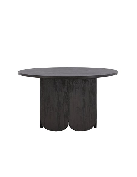 Runt soffbord Tekla, Ø80 cm, Svart