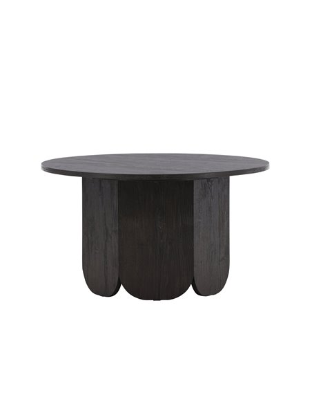 Runt soffbord Tekla, Ø80 cm, Svart