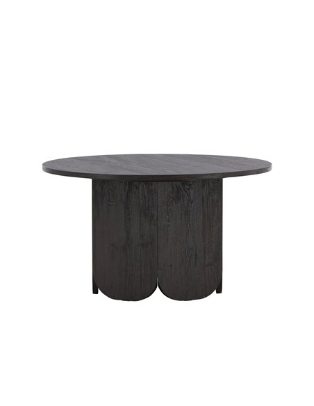 Runt soffbord Tekla, Ø80 cm, Svart