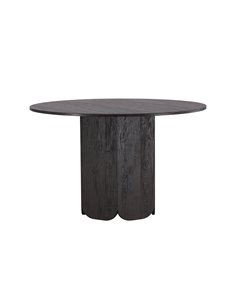 Runt matbord Tekla, Ø120 cm, Svart