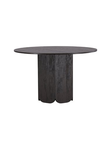 Runt matbord Tekla, Ø120 cm, Svart