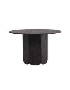 Runt matbord Tekla, Ø120 cm, Svart 2