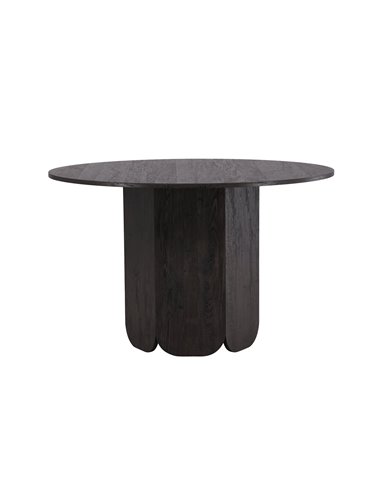 Runt matbord Tekla, Ø120 cm, Svart