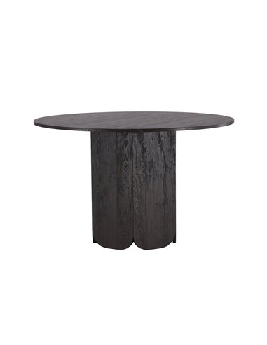 Runt matbord Tekla, Ø120 cm, Svart
