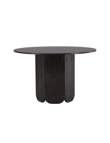 Runt matbord Tekla, Ø120 cm, Svart