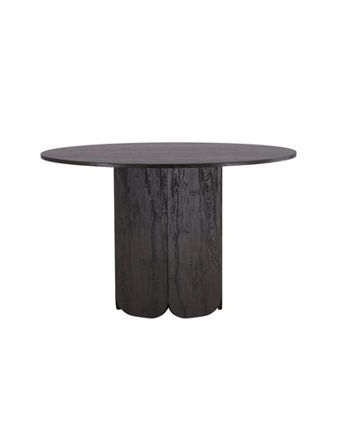 Runt matbord Tekla, Ø120 cm, Svart