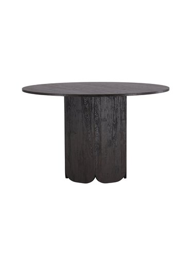 Runt matbord Tekla, Ø120 cm, Svart