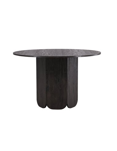 Runt matbord Tekla, Ø120 cm, Svart