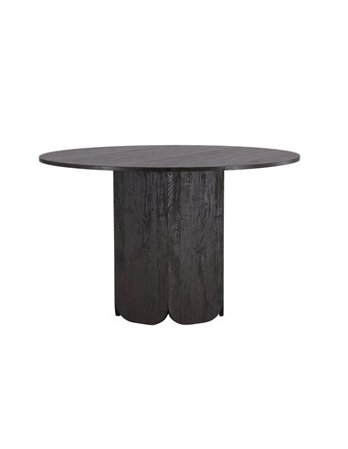 Runt matbord Tekla, Ø120 cm, Svart
