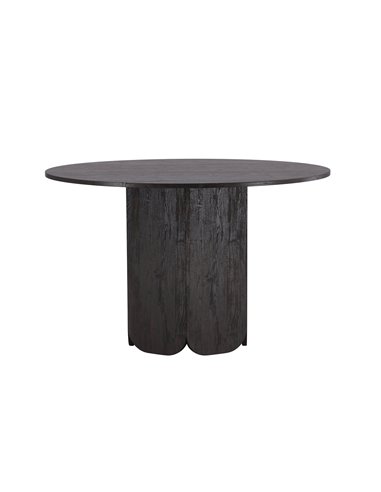 Runt matbord Tekla, Ø120 cm, Svart