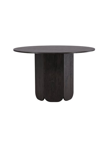 Runt matbord Tekla, Ø120 cm, Svart