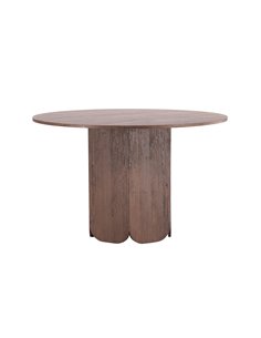 Runt matbord Tekla, Ø120 cm, Mocca