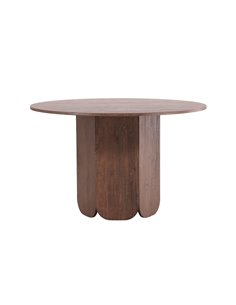 Runt matbord Tekla, Ø120 cm, Mocca 2
