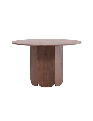 Runt matbord Tekla, Ø120 cm, Mocca
