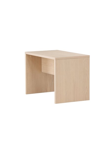 Soffbord Juni, 58 × 35 cm, Vitlaserad