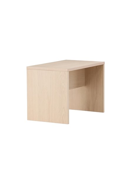 Soffbord Juni, 58 × 35 cm, Vitlaserad