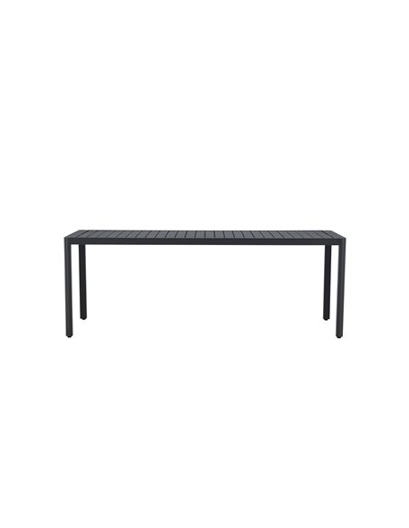 Matbord Giardini, 200 × 90 cm, Svart