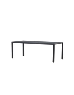 Matbord Giardini, 200 × 90 cm, Svart 2