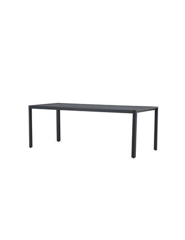 Matbord Giardini, 200 × 90 cm, Svart