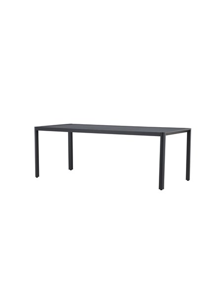 Matbord Giardini, 200 × 90 cm, Svart