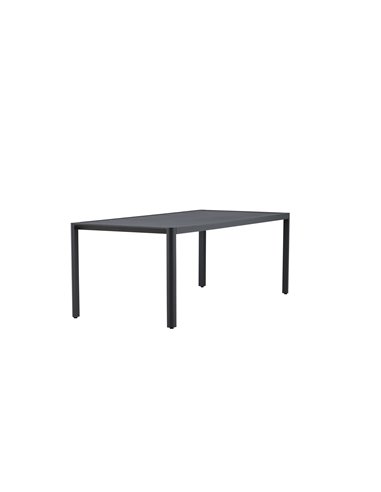 Matbord Giardini, 200 × 90 cm, Svart