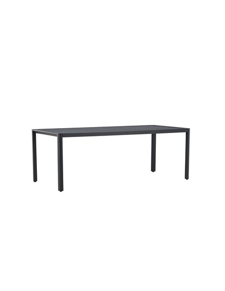 Matbord Giardini, 200 × 90 cm, Svart