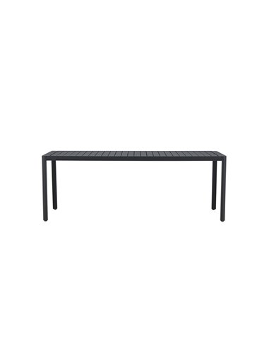 Matbord Giardini, 200 × 90 cm, Svart