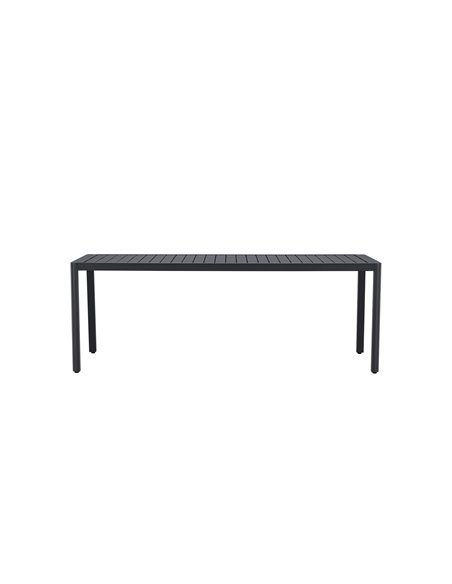 Matbord Giardini, 200 × 90 cm, Svart