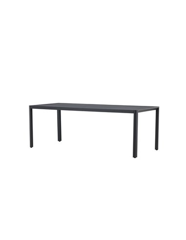 Matbord Giardini, 200 × 90 cm, Svart